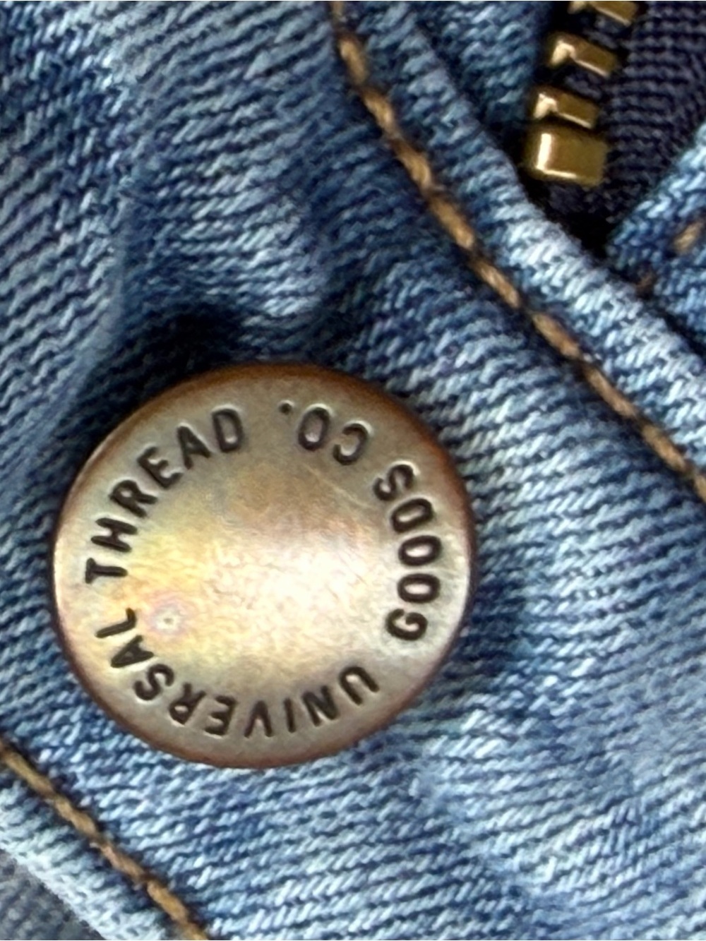 Universal Thread Light Blue Distressed Skinny Jeans - Picture 7 of 9